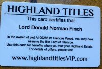 Highland Title card